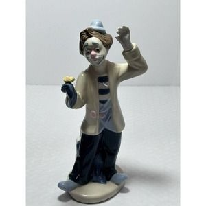 Vintage Paul Sebastian 1993 Desako 8" Clown Magician Porcelain Figurine